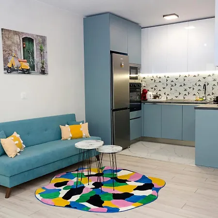Апартаменты New Colorful 1bd Getaway With An Amazing Sea View By Flat Mаnager *